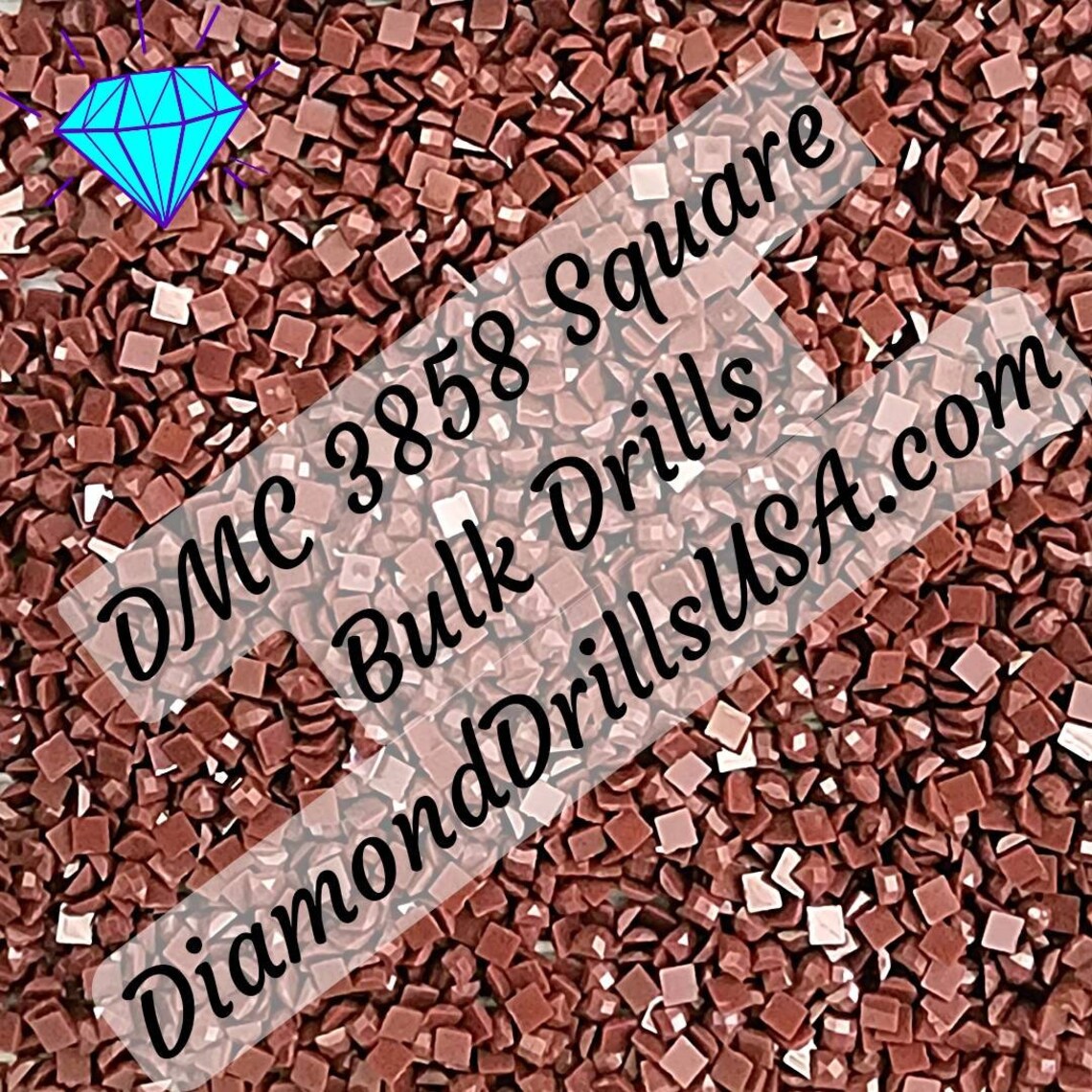 DMC 3858 SQUARE 5D Diamond Painting Drills Beads DMC 3858 - Etsy