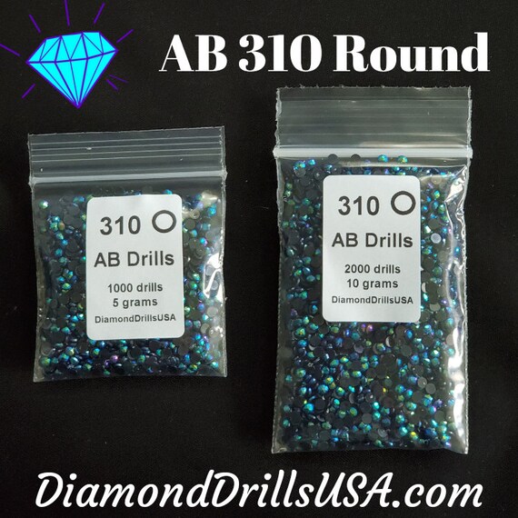 DiamondDrillsUSA - AB 740 ROUND Aurora Borealis 5D Diamond Painting Drills  Beads DMC 740