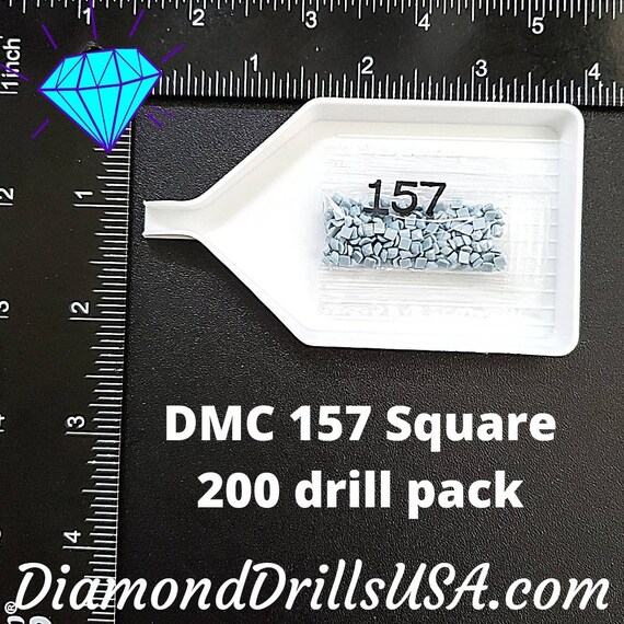 447 Colors DMC, Square Diamond Painting Drills, Replacement Beads