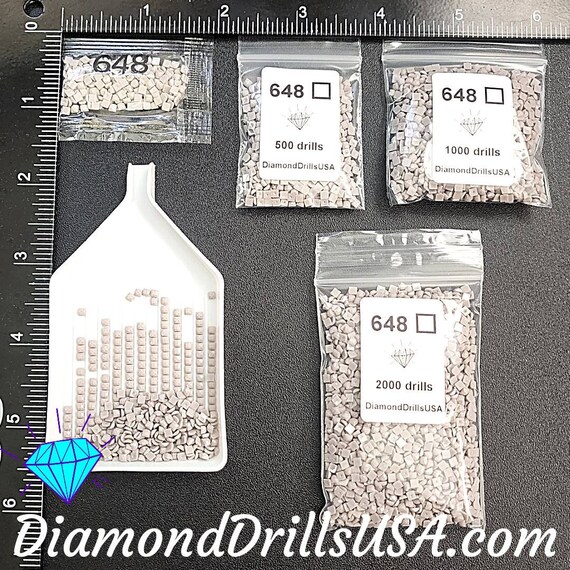 DMC 676 SQUARE 5D Diamond Painting Drills Beads DMC 676 Light Old Gold  Yellow