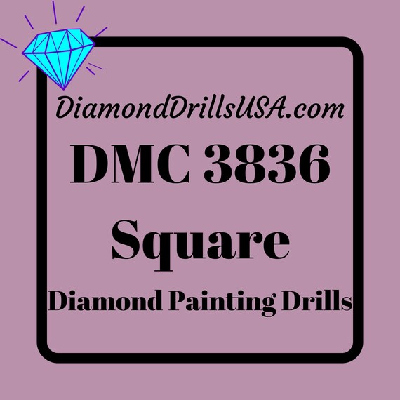 DiamondDrillsUSA - DMC 413 SQUARE 5D Diamond Painting Drills Beads DMC 413  Dark Pewter