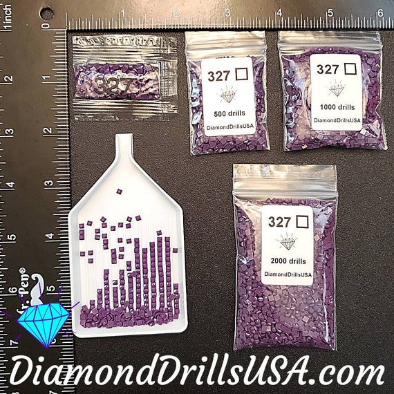 DiamondDrillsUSA - DMC 413 SQUARE 5D Diamond Painting Drills Beads DMC 413  Dark Pewter