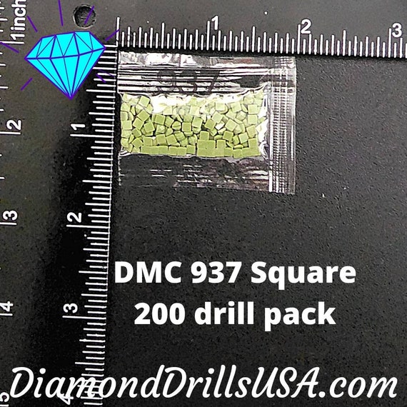 DMC 676 SQUARE 5D Diamond Painting Drills Beads DMC 676 Light Old Gold  Yellow