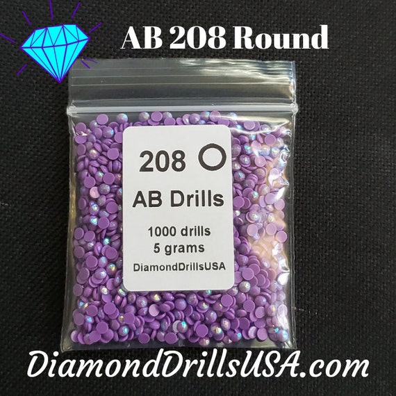 DMC 154 SQUARE 5D Diamond Painting Drills Beads DMC 154 Very Dark Grape  Purple Loose Bulk 