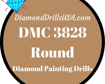 DMC 3828 ROUND 5D Diamond Painting Drills Beads DMC 3828 Hazelnut Brown