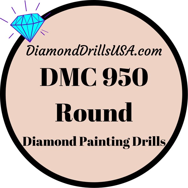 DMC 950 ROUND 5D Diamond Painting Drills Beads DMC 950 Light Desert Sand