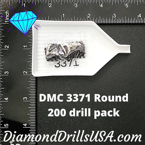 DiamondDrillsUSA - DMC 223 SQUARE 5D Diamond Painting Drills Beads 223  Light Shell Pink