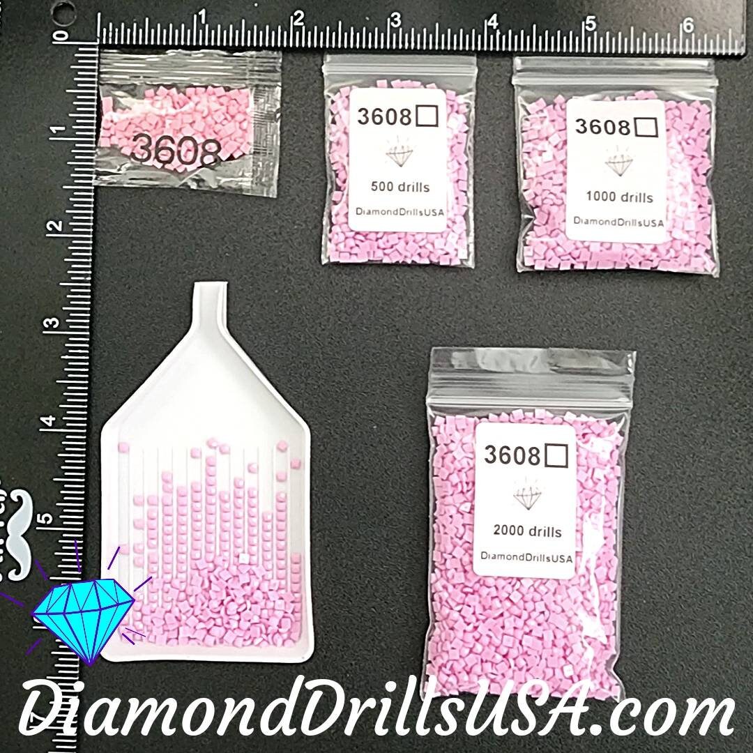 DMC 3608 SQUARE 5D Diamond Painting Drills Beads DMC 3608 Very - Etsy