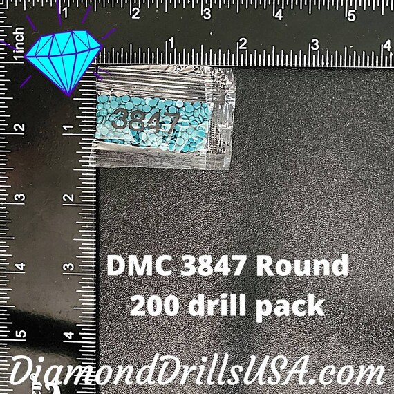 DMC 3847 ROUND 5D Diamond Painting Drills Beads DMC 3847 Dark - Etsy