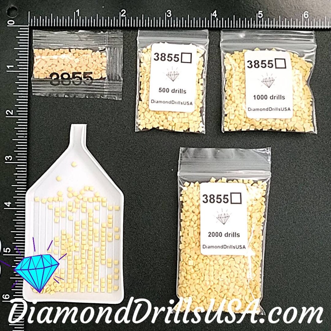 DMC 3855 SQUARE 5D Diamond Painting Drills Beads DMC 3855 - Etsy
