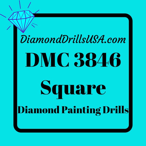 DiamondDrillsUSA - DMC 310 SQUARE 5D Diamond Painting Drills Beads