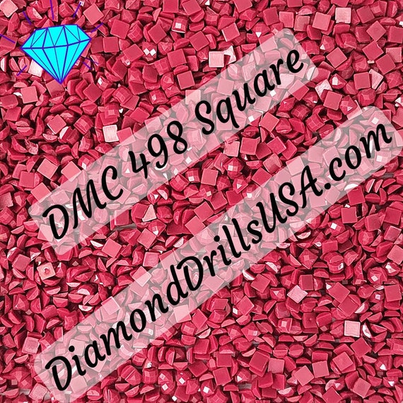 DiamondDrillsUSA - DMC 413 SQUARE 5D Diamond Painting Drills Beads DMC 413  Dark Pewter