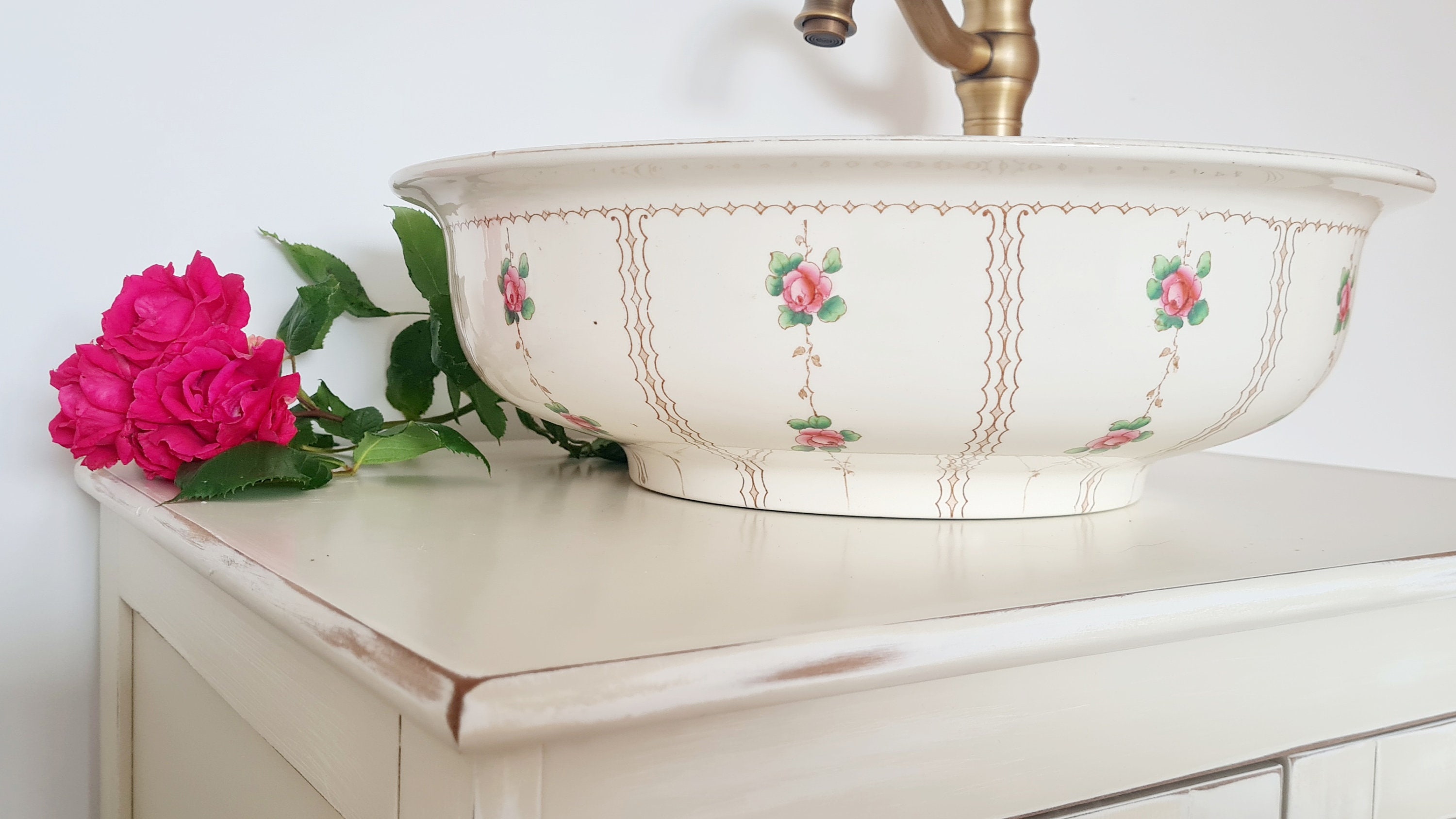 Victorian Style Bathroom Vanity Unit Etsy