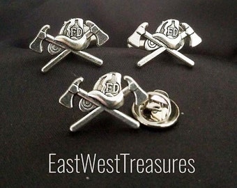Silver Rhodium Plated Fire Engine Fighter Brigade Cufflinks Present Gift Box Silver Rhodium Plated Fire Engine Fighter Brigade Cufflinks Present Gift Box