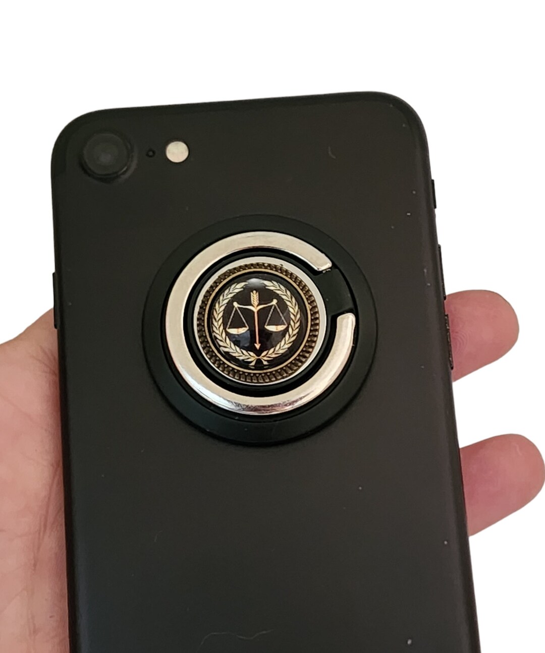 Cellphone Ring Grip Holder for Lawyer Attorney Paralegal Gifts scales