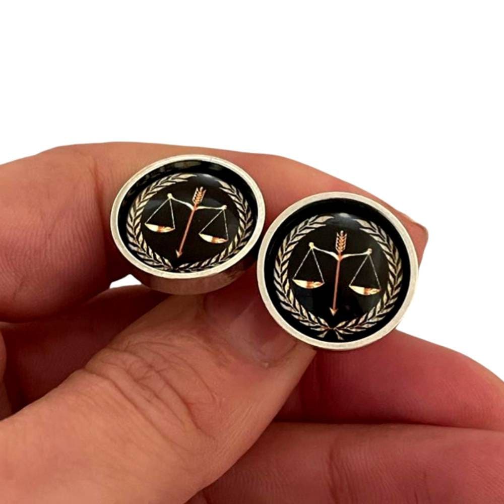 Scales Lady of Justice Law Lapel Tie Necktie Pin Cufflinks Etsy