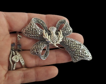 Luxury Scotland Scottish Thistle Pin Brooch for Women