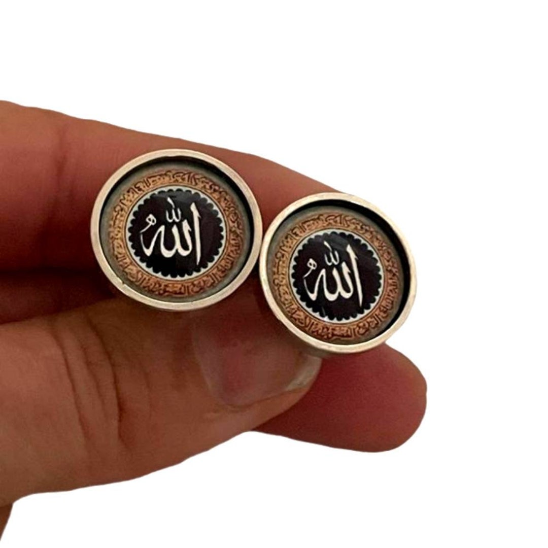 Islamic Gifts for Him Islamic Arabic Cufflinks Cuff Links, Lapel Tie