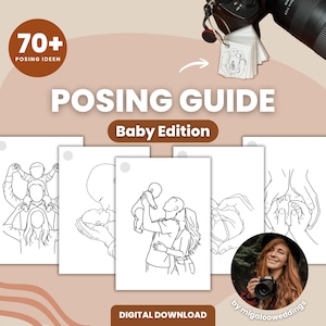 Guía de poses para bebés para fotógrafos | Libro de poses | Fotografía de recién nacidos | Producto digital | Descarga digital