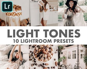 10x Light Tones Preset Pack Lightroom Mobile