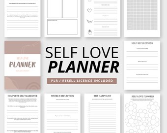 PLR Self Love Planner | Resell Rights | Done for You | DFY | Passive ...