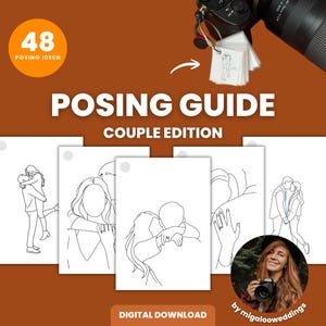 写真家のためのカップルのポーズガイド | ポーズ集 | 写真撮影 | デジタルダウンロード | 印刷ファイル