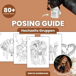 Wedding Group Posing Guide for Photographers | Posing Book | Wedding Photography Group Photos | Digital Download