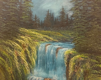 Cascata ispirata a Bob Ross®