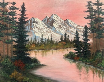 "Fantasia autunnale" ispirata a Bob Ross® 16"x20"