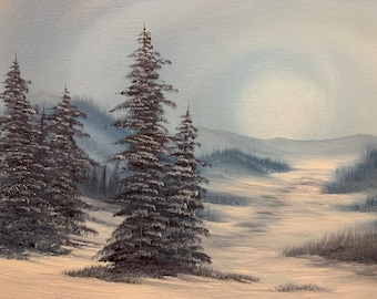 Bob Ross® a inspiré Winter's Grace