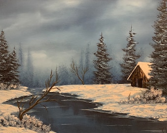 Inspiré de Bob Ross® avant les chutes de neige