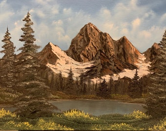 Il potente lago di montagna ispirato a Bob Ross®