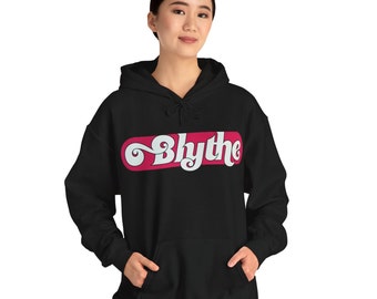 Blythe Dolls Vintage Style Logo op Pullover Hoodie Shirt Unisex Heavy Blend Sweatshirt met capuchon Dames Heren Mode Retro Speelgoed ICY Blythe Thema