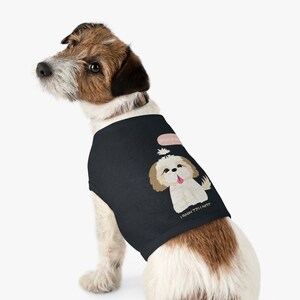 Adorable Pet Tank Top for Small Dogs Funny Dog Shirt Cute Pets Outfit Doggie Apparel Clothing Gift for Pet Lovers