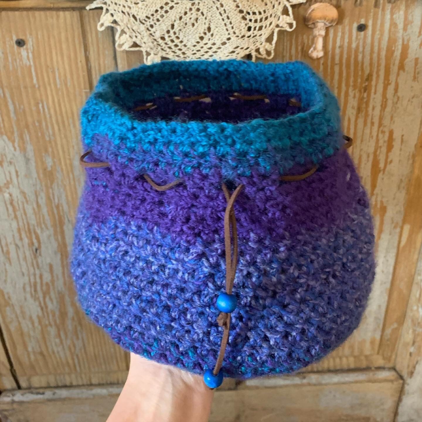 Crochet pocket dice bag including one set of mystery dice Etsy