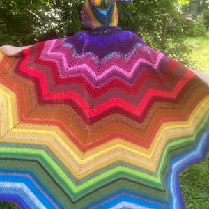 Tattered Cloak Crochet Pattern (US terms) image 9