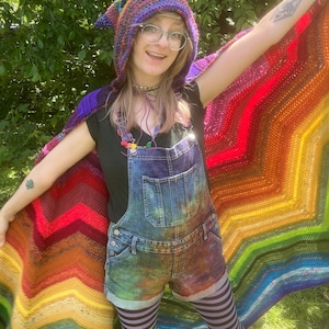 Tattered Cloak Crochet Pattern (US terms) image 11