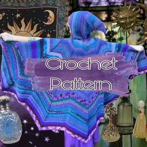 Tattered Cloak Crochet PDF Pattern