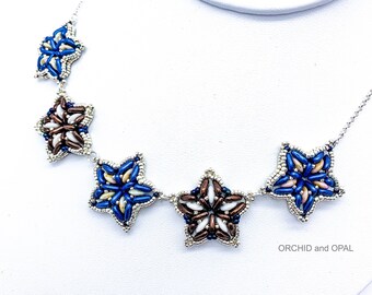 Beading Pattern - Sea Star Pendant Necklace - PDF Download