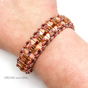 Beading Pattern - Pleated Tila Bracelet