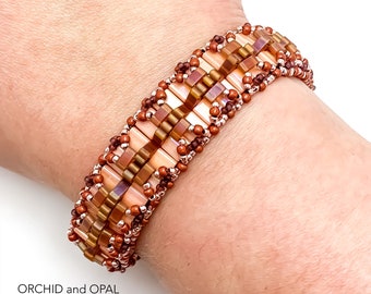 Beading Pattern - Pleated Tila Bracelet