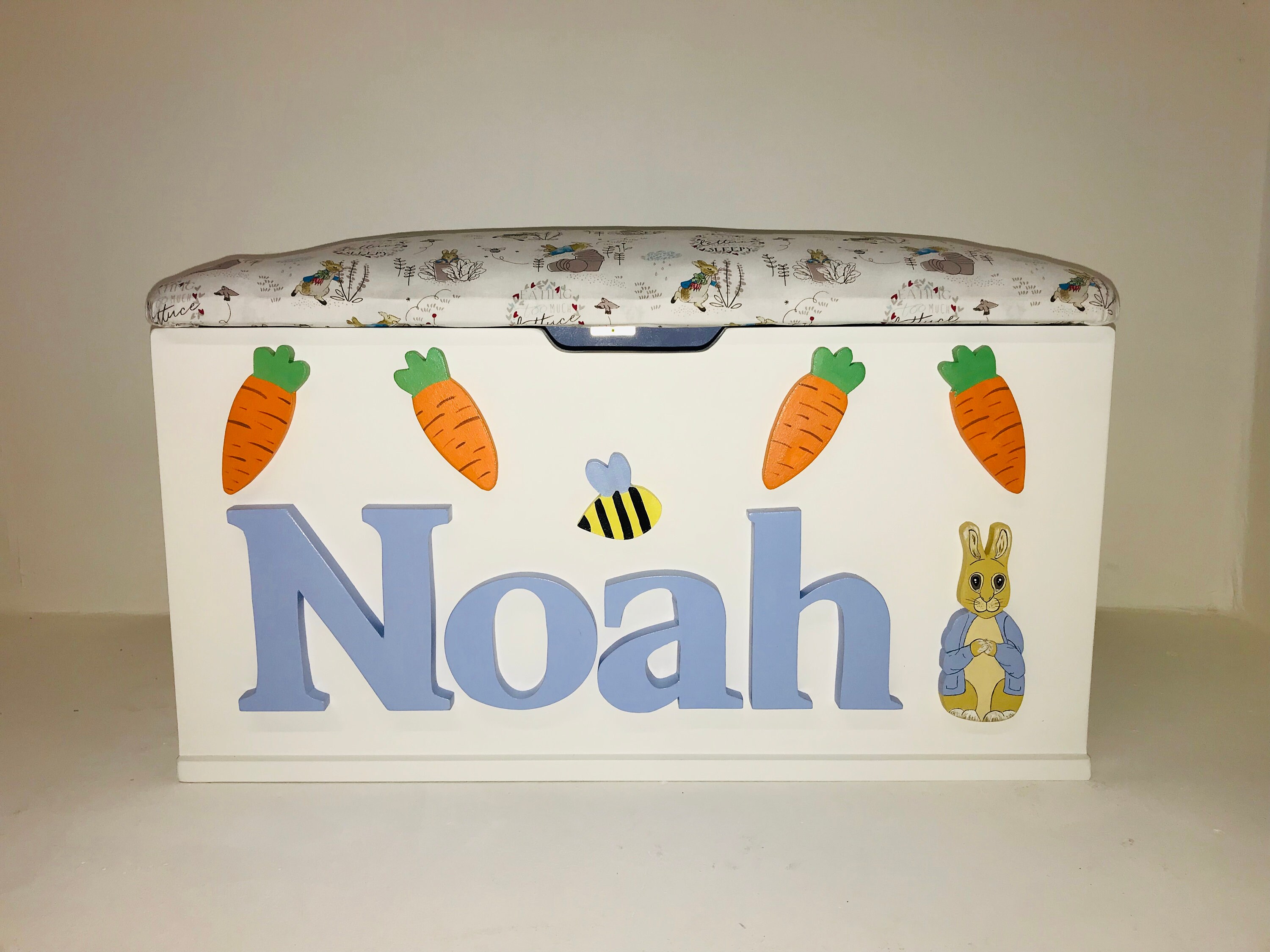 Personalised Peter Rabbit Toy Box Etsy