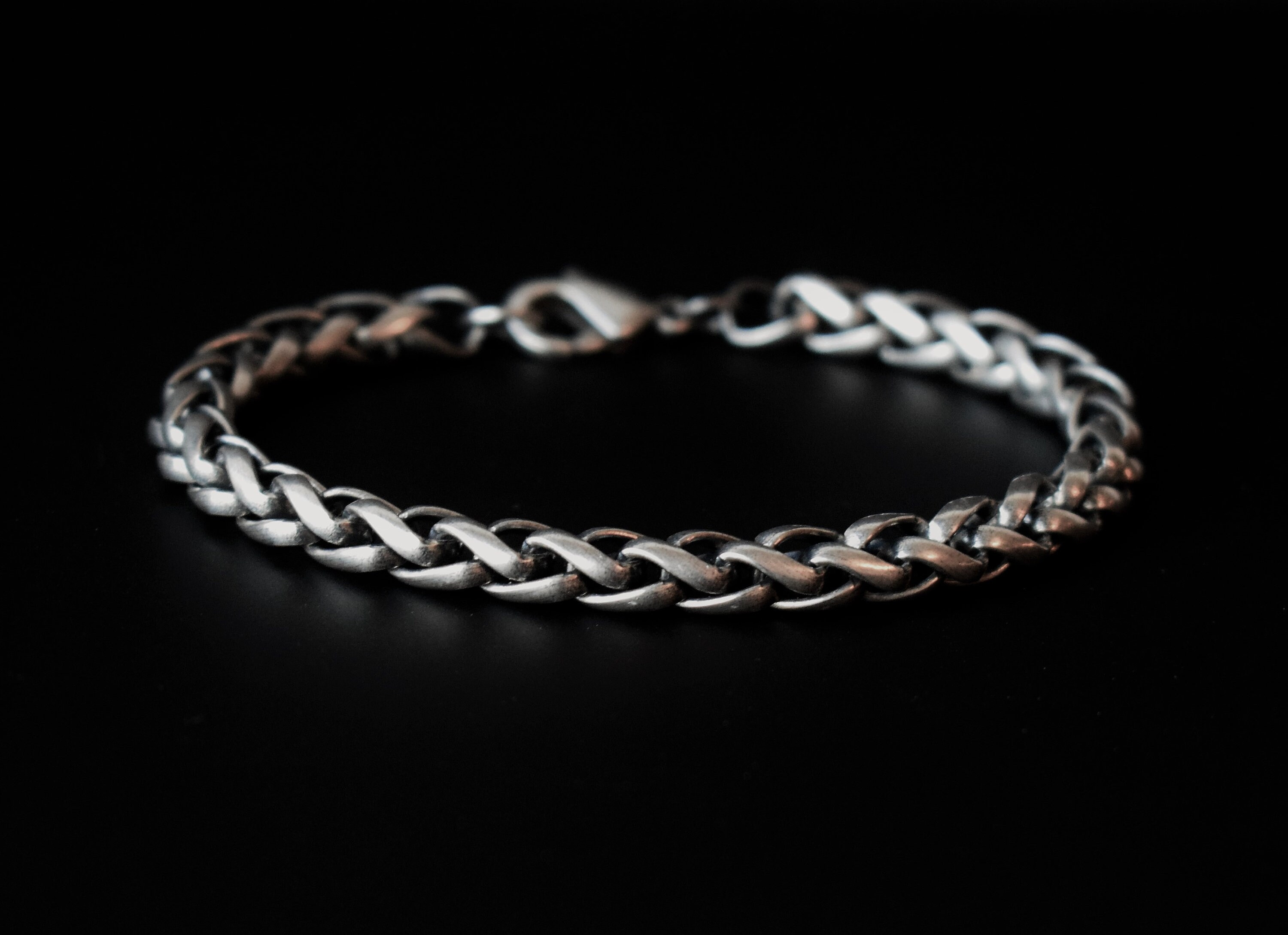 Mens Bracelet Mens Silver Bracelets Bracelet Men Men Chain Etsy
