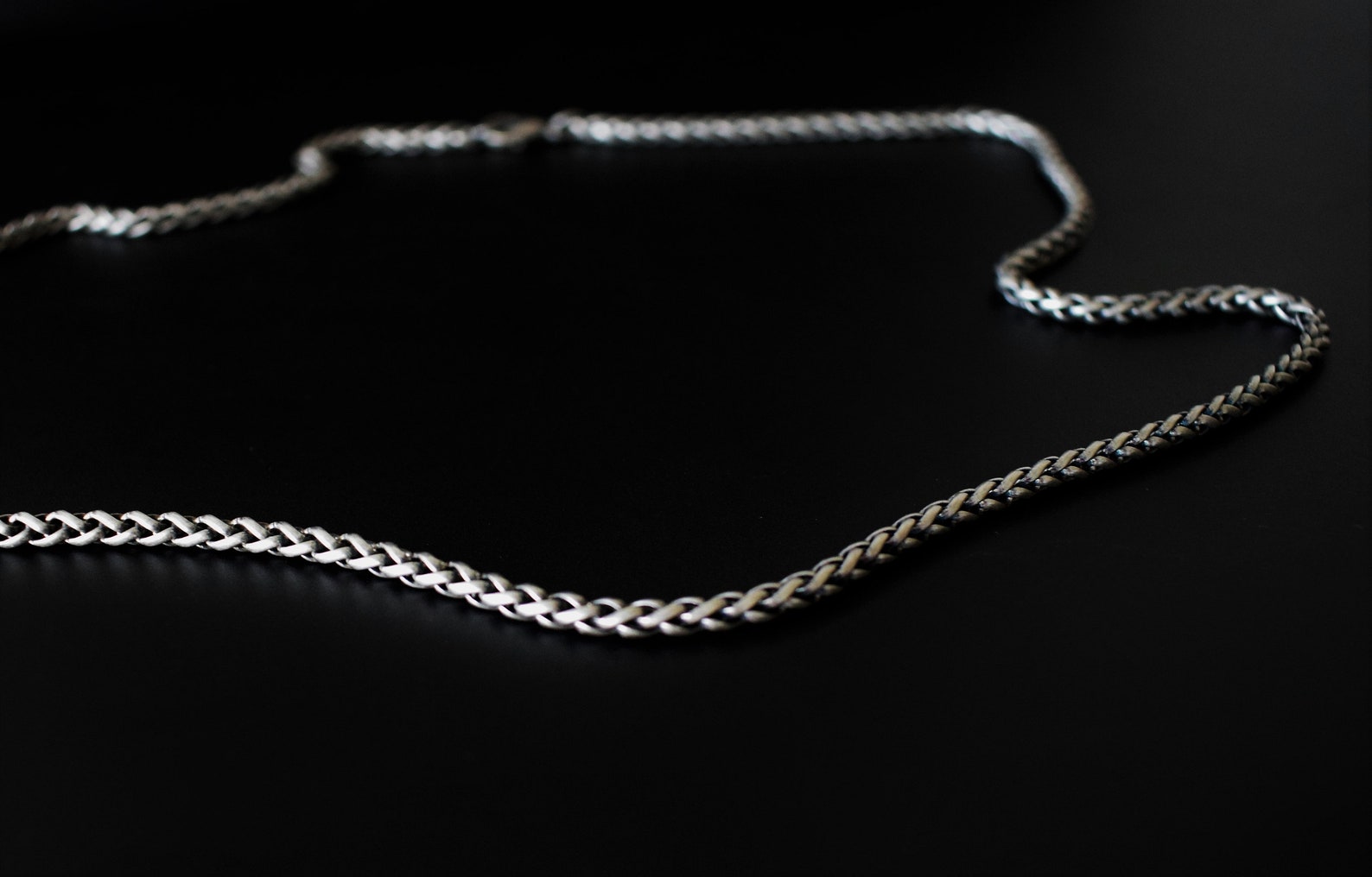 Free Shipping Men Necklace Mens Silver Necklace Mens Etsy