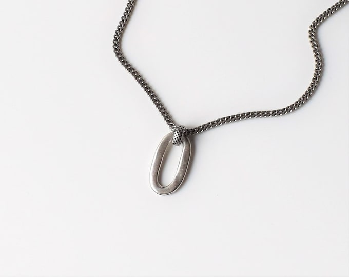 Free Shipping, Mens Necklace, Men Silver Necklace, Mens Pendant