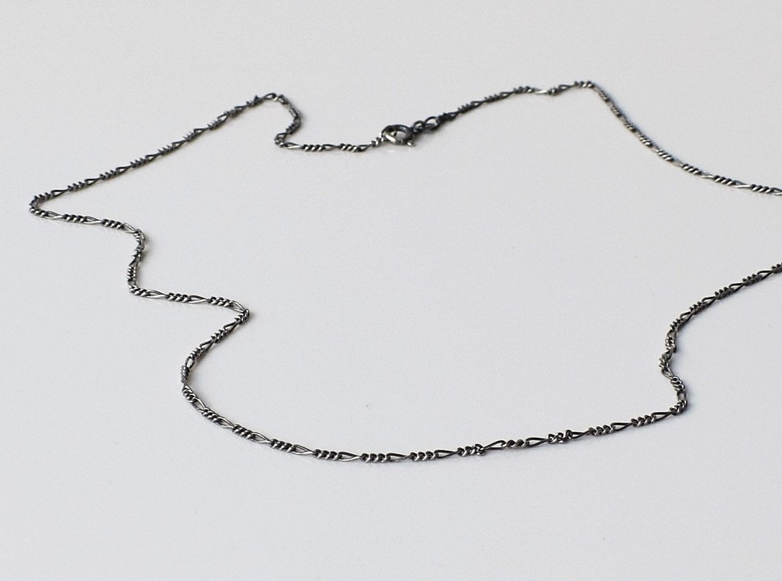 Sterling Silver Men Necklace Mens Silver Necklace Mens Etsy