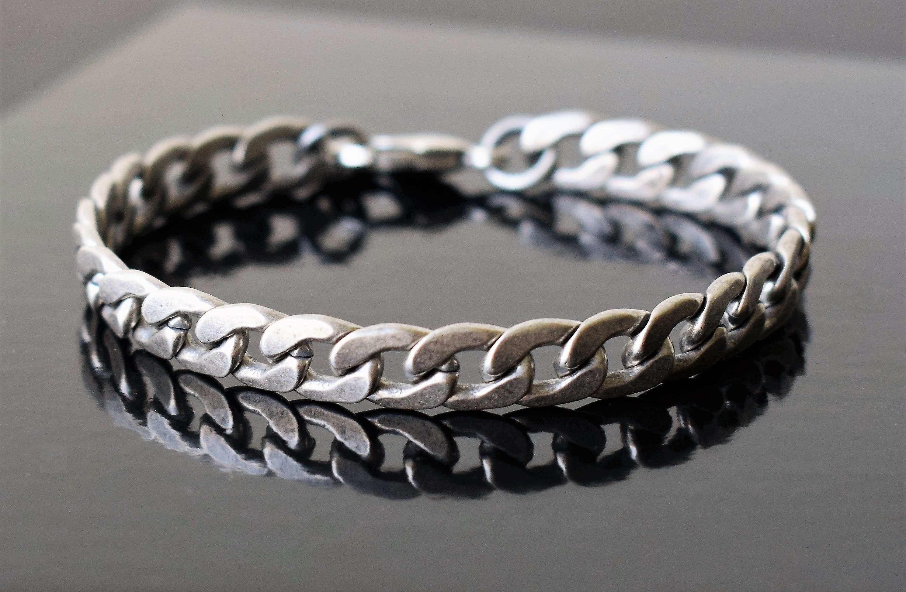 Free Shipping Mens Bracelet Men Silver Bracelets Bracelet - Etsy Israel