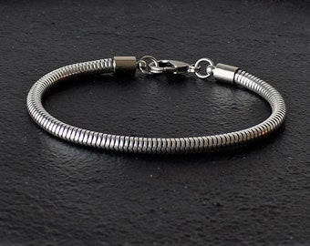 Mens Bracelet, Mens Silver Bracelets, Men Bracelet Silver, Mens Chain Bracelet, Bracelet Men, Silver Bracelet Men ,Mens Jewelry,Gift For Him