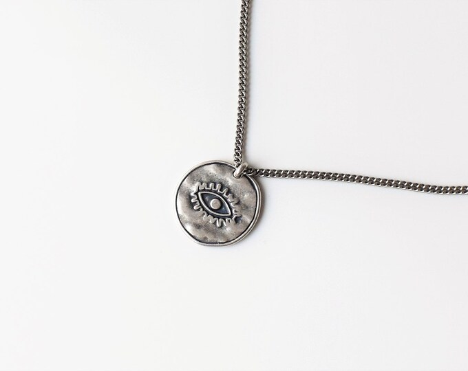 Free Shipping, Mens Necklace, Men Silver Necklace, Mens Pendant