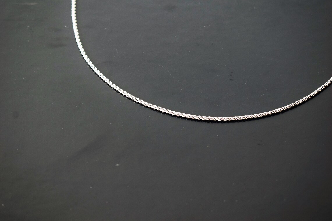 Sterling Silver Men Necklace Mens Silver Necklace Mens Etsy